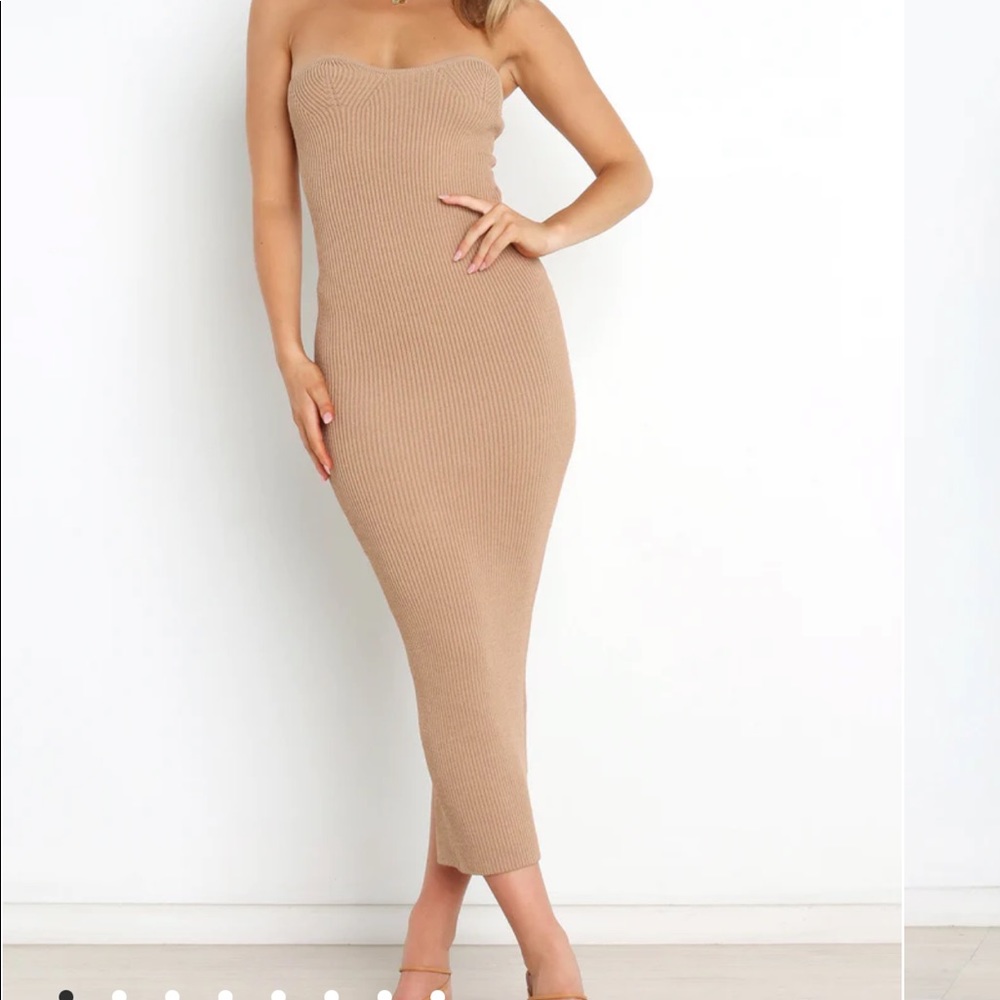 Petal & Pup Jennica Dress in Beige